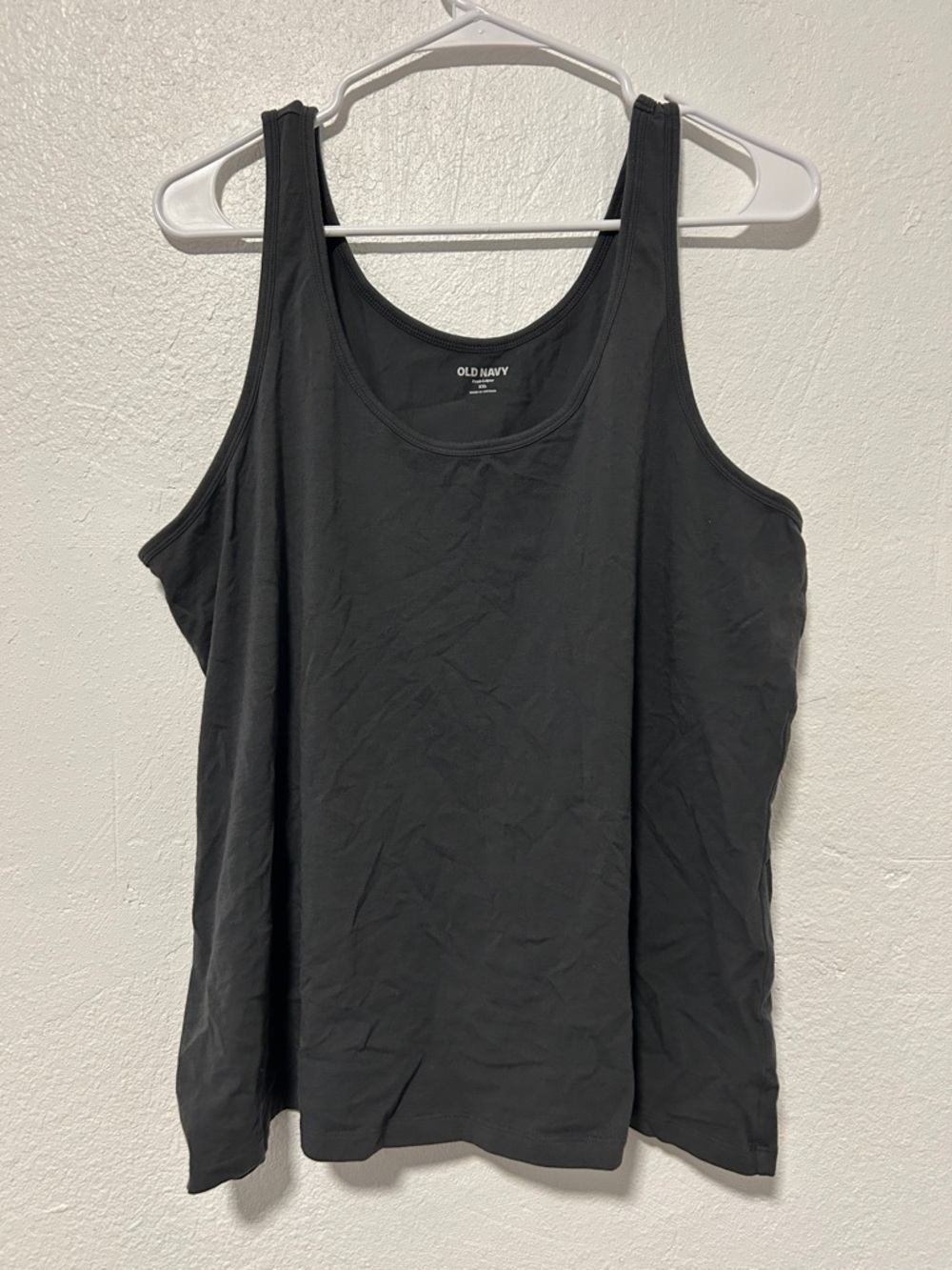 Old Navy charcoal gray Scoop Neck Tank Top for Everyday Wear